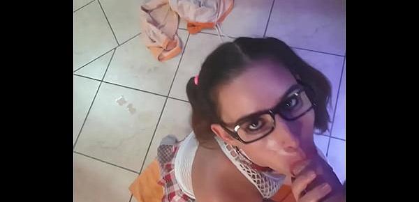 trendsUsing my bitch as my human toilet by pissing in her mouth while she sucks my cock | gagging deepthroat | face slapping | POV